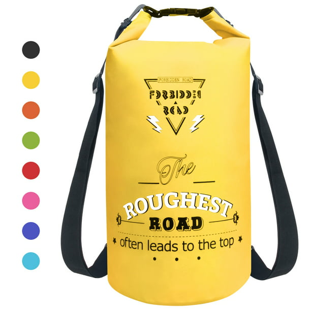 Yellow 60L Waterproof  Dry Sack for Outdoor Swimming Floating Boating